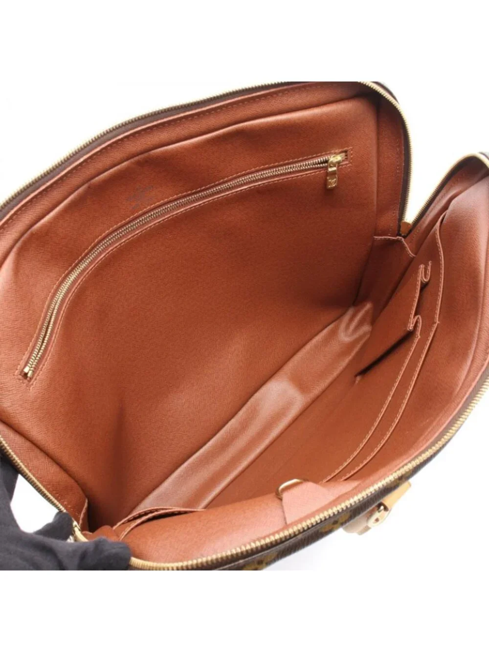 Louis Vuitton Briefcase Porte Documents Voyage Canvas Leather